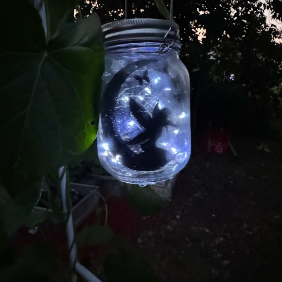 Solar Fairy Light Mason Jars - Multicolor or white lights. One random fairy jar - Picture 4 of 10